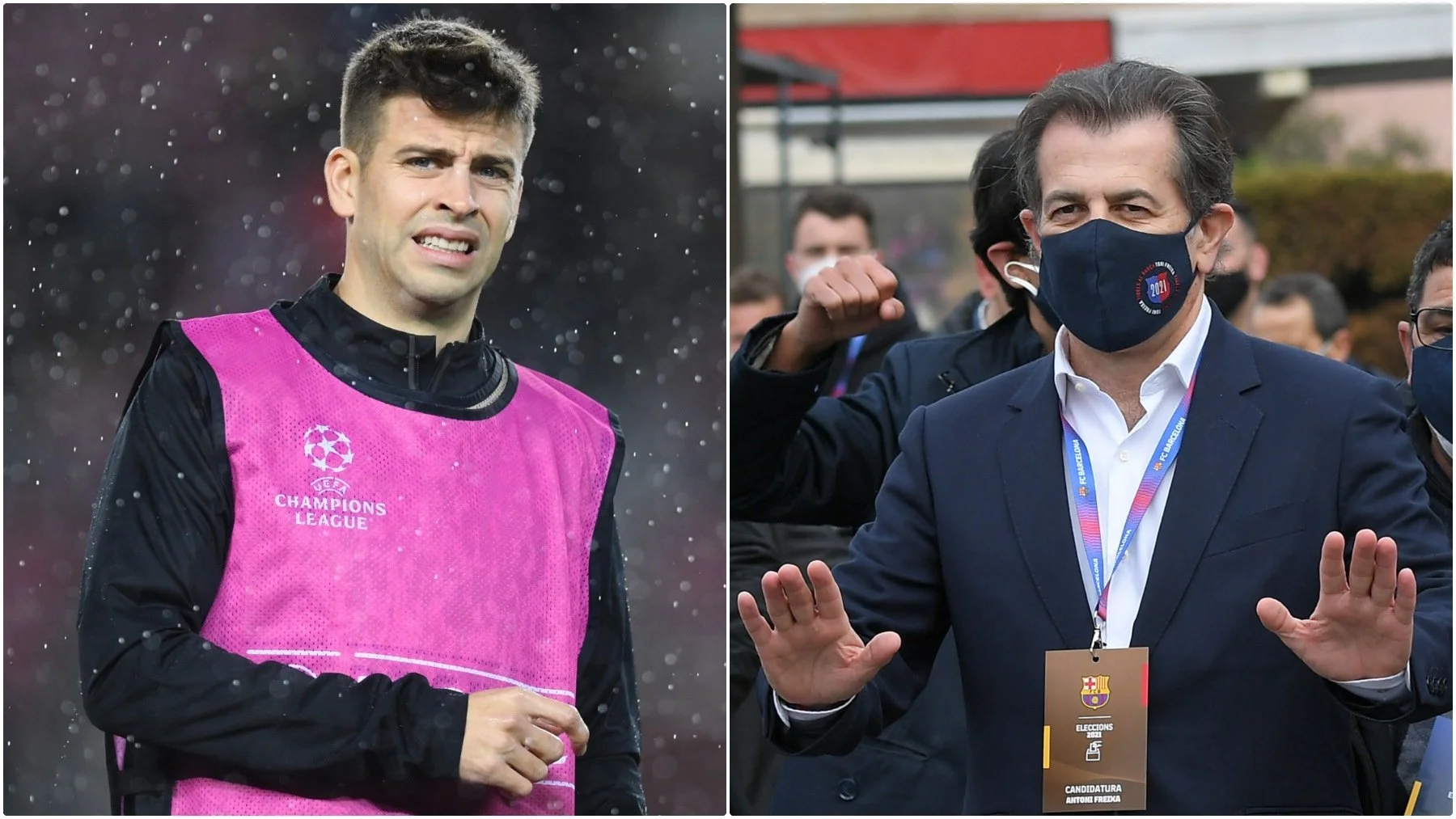 Пике атакует Фрейшу из-за контракта Дембеле