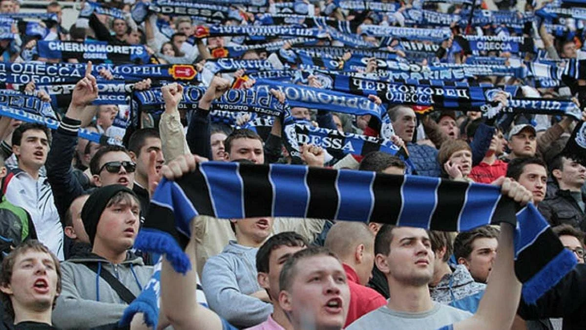 Ультрас Чорноморця / Фото з відкритих джерел