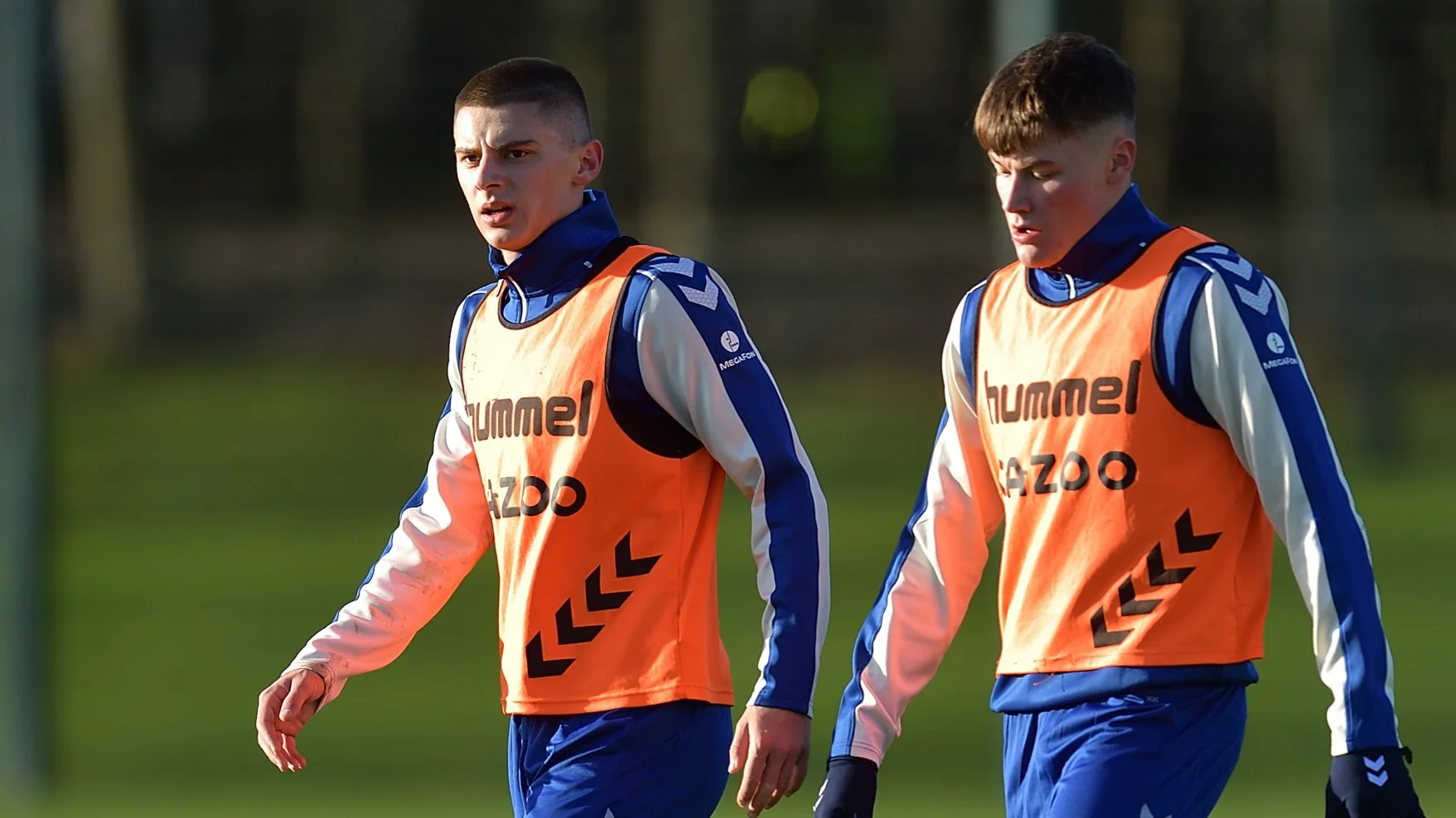 Миколенко та Паттерсон / фото: ФК Евертон