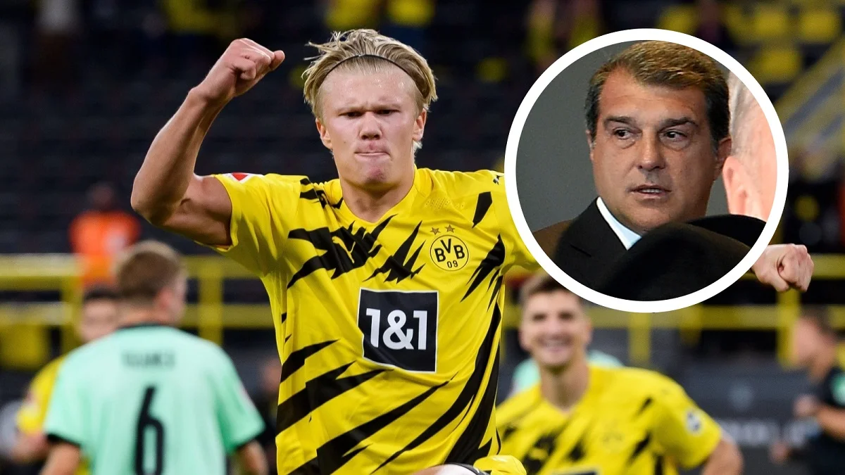 Лапорта планує підписати Холанда / Колаж Goal