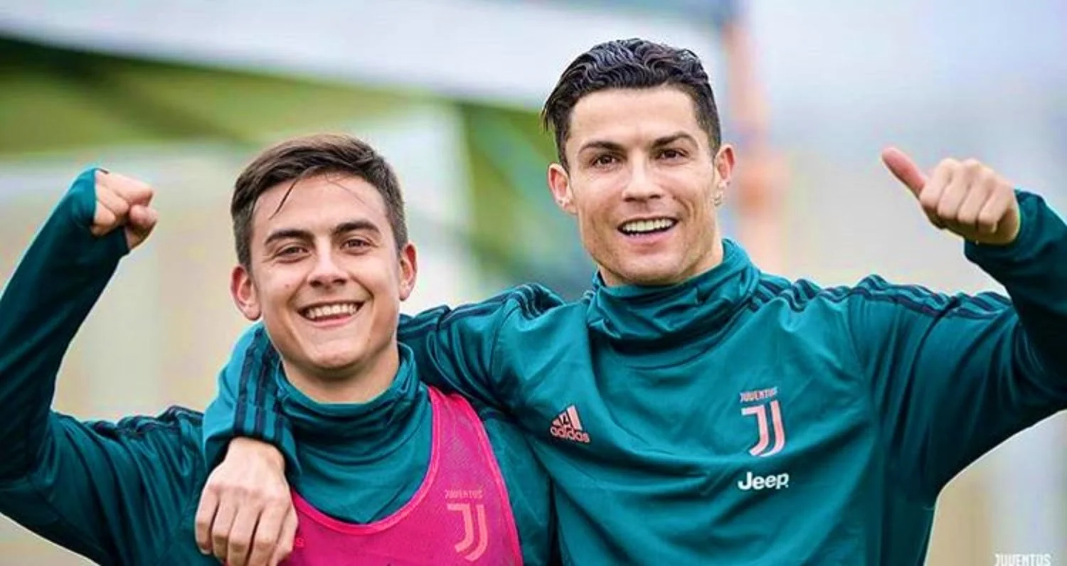 Пауло Дыбала и Криштиану Роналду / Фото Ювентус