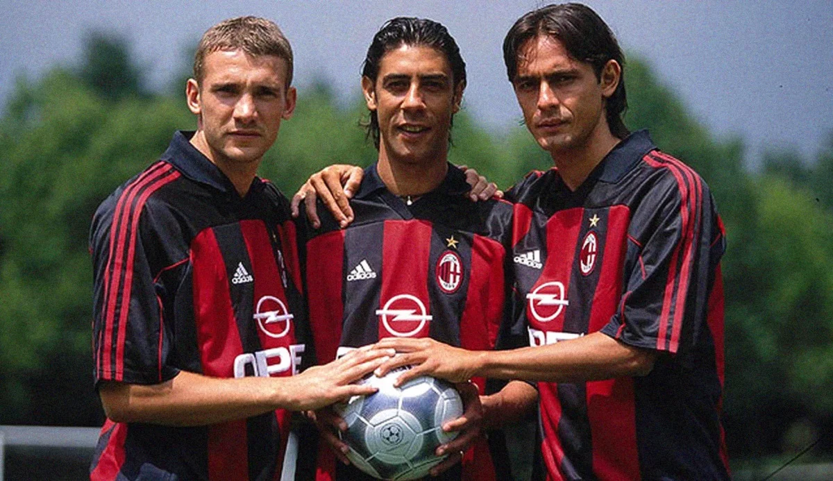 Шевченко, Руй Кошта и Индзаги / Getty Images