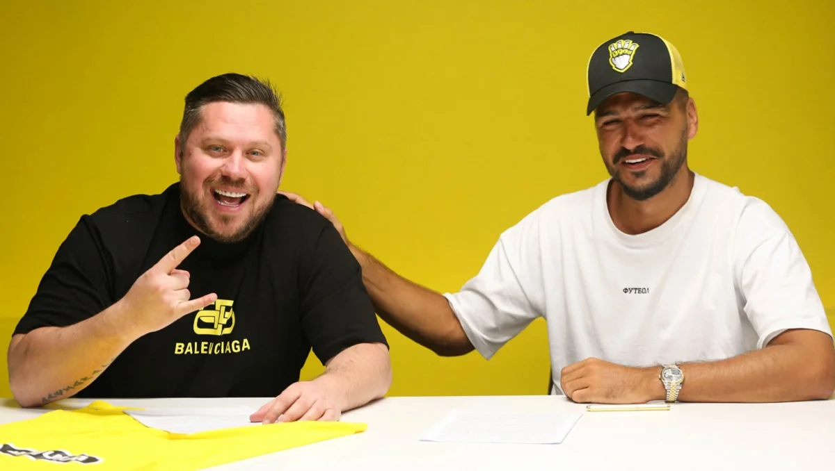 Александр Панков (слева) / ФК Красава