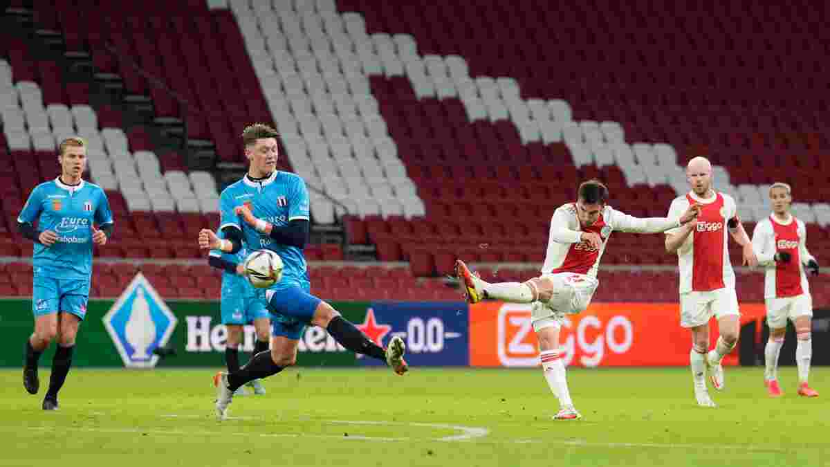 Аякс уничтожил соперника в Кубке Нидерландов – 9:0 – видеообзор матча
