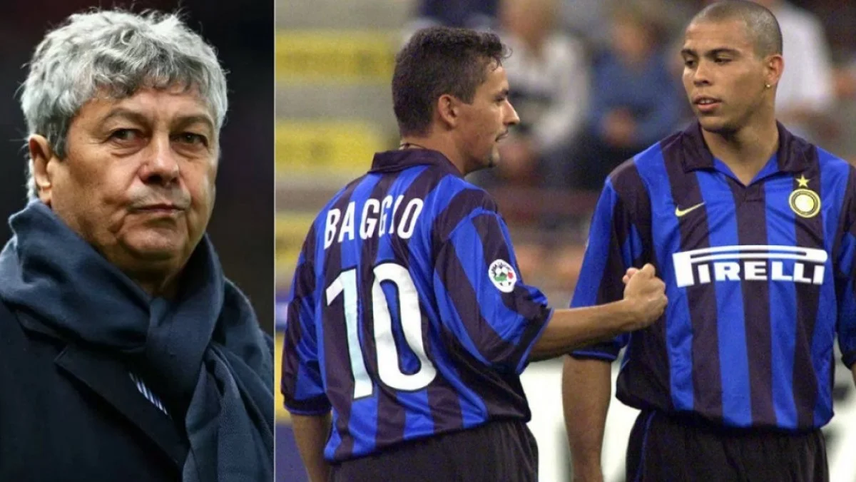 Мірча Луческу, Роберто Баджо та Роналдо / колаж