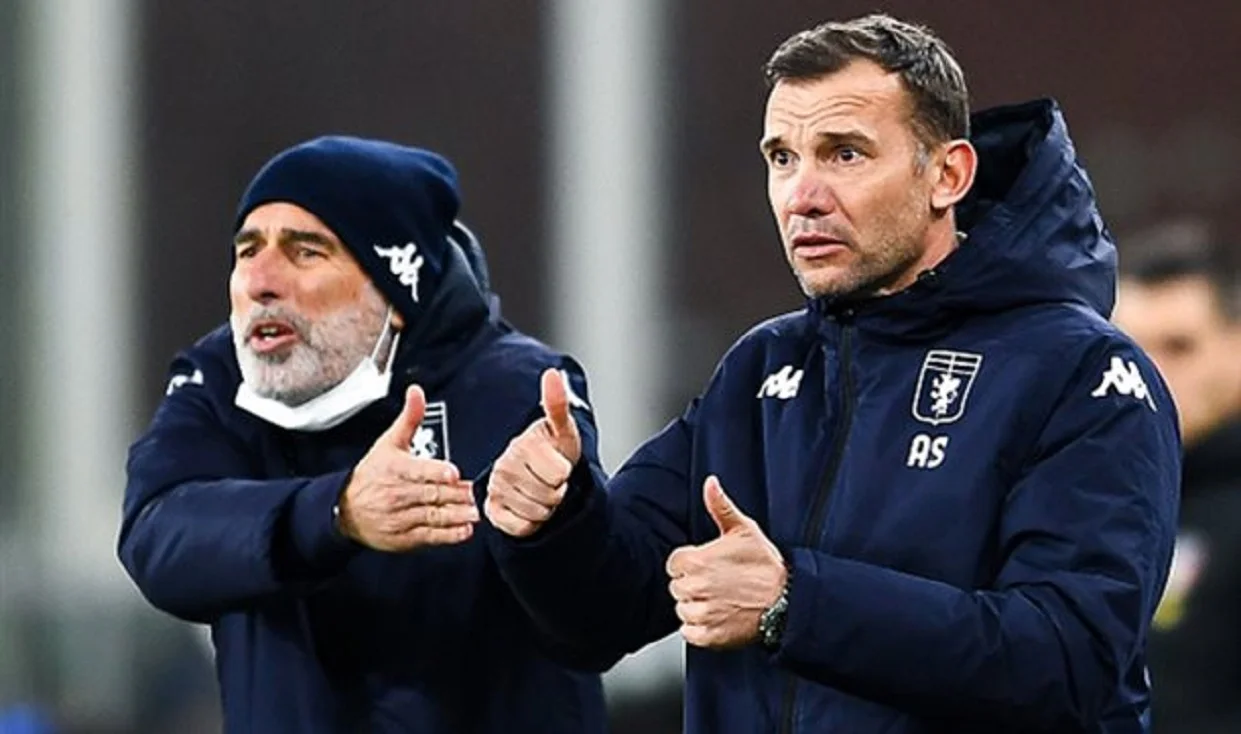 Тассотті і Шевченко / Сайт Дженоа