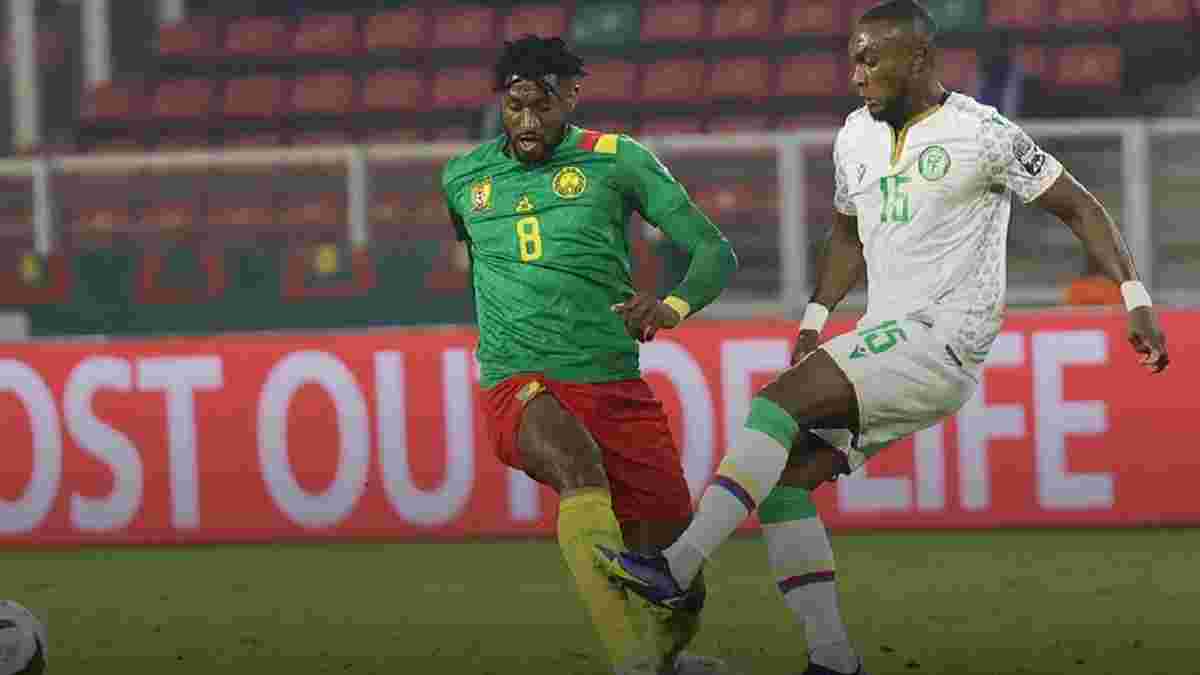 Сейви польового гравця і диво-гол зі штрафного у відеоогляді матчу Камерун – Комори