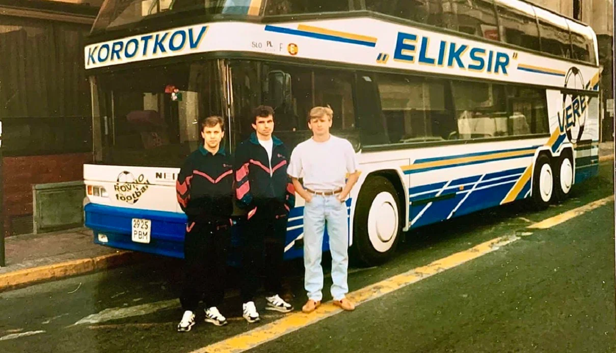 Легендарний автобус Вереса, яким команда з'їздила в Іспанію