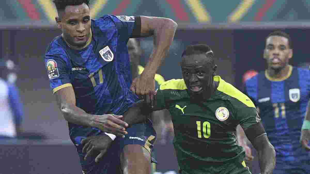 Новые чудеса на Кубке Африки: Мане вытащил Сенегал в 1/4, играя 11 на 9, нокаутированный вратарь чуть не избил своих