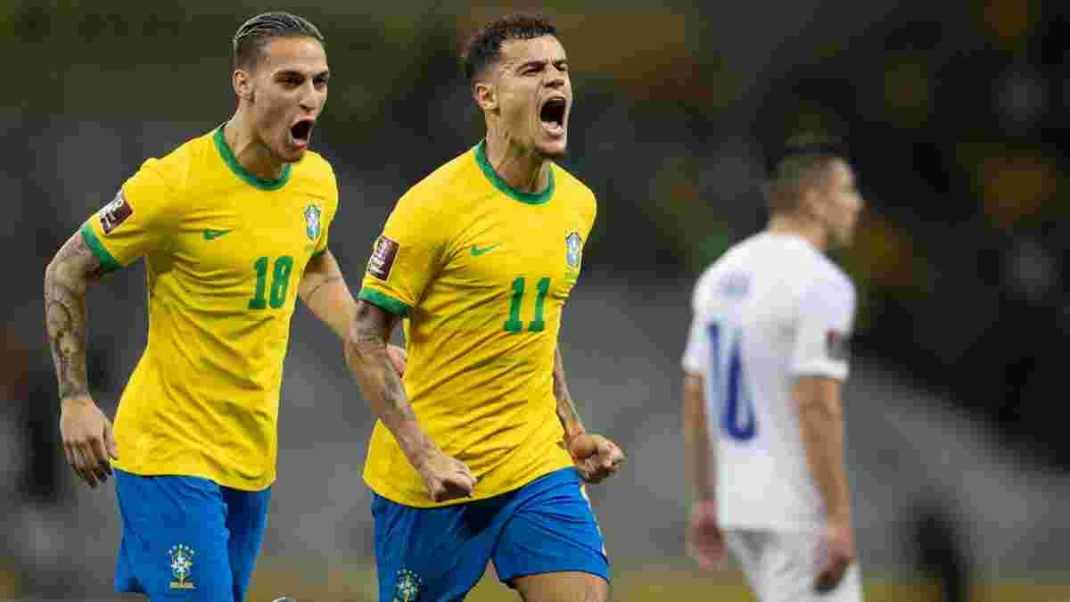 Бразилия установила рекорд квалификации на чемпионаты мира – видеообзор разгромной победы над Парагваем