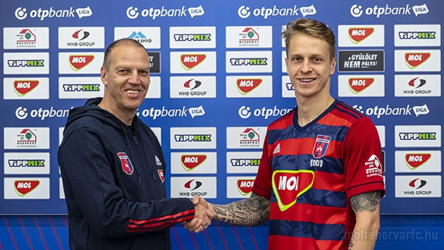 Артем Шабанов (праворуч) / Фото Фехервар