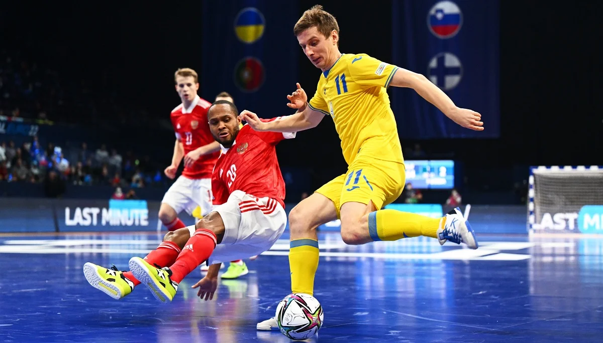 Україна – Росія – 2:3 / Твіттер UEFA Futsal