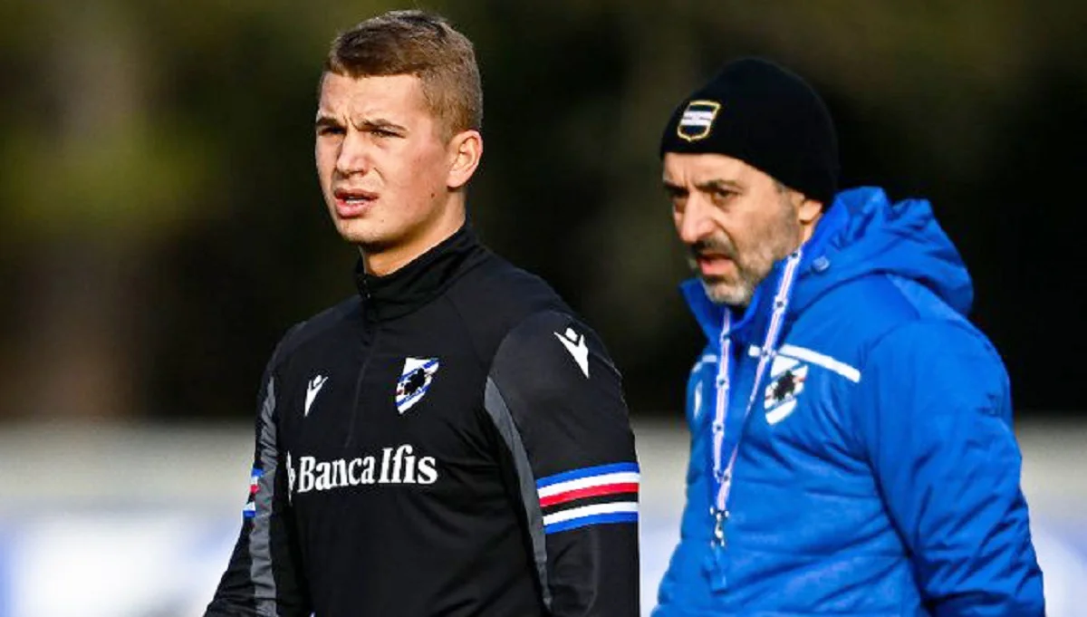 Владислав Супряга (ліворуч) / ФК Сампдорія