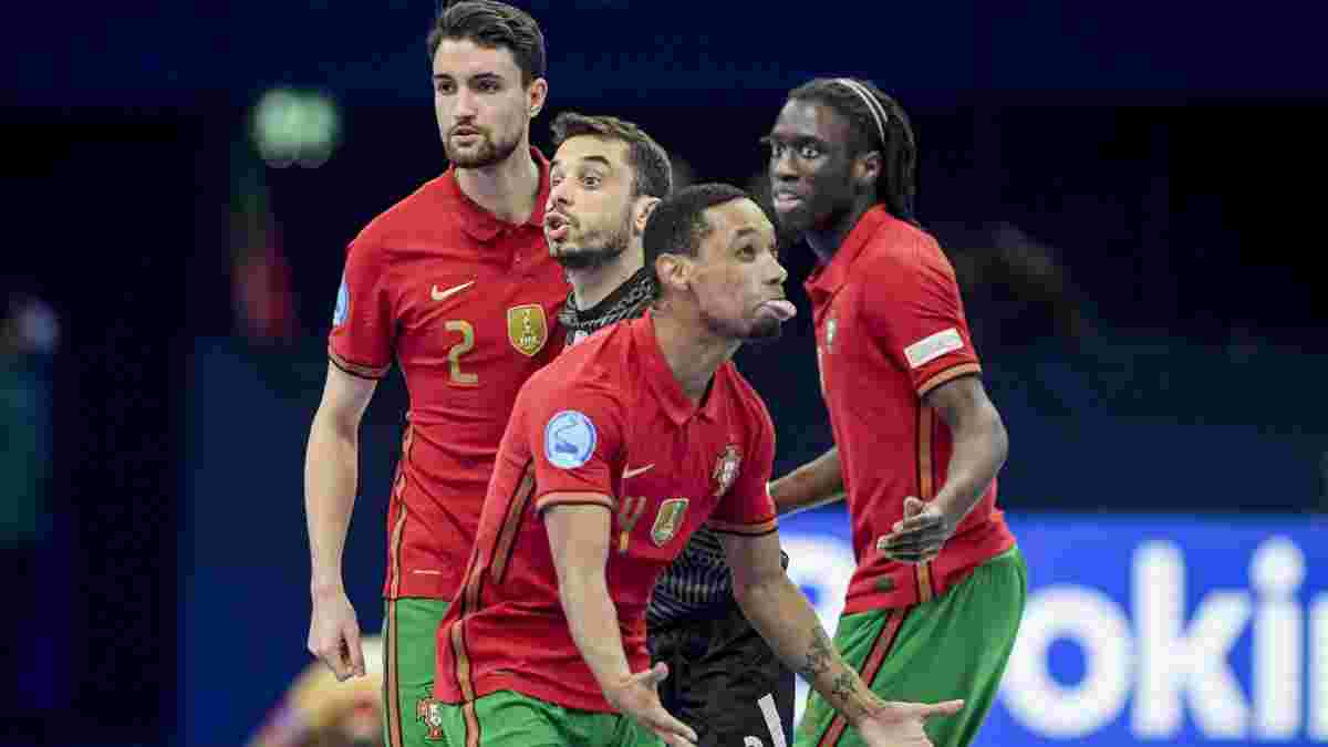 Португалія перемогла Росію у фіналі футзального Євро-2022 – піренейці стали чемпіонами, програючи 0:2