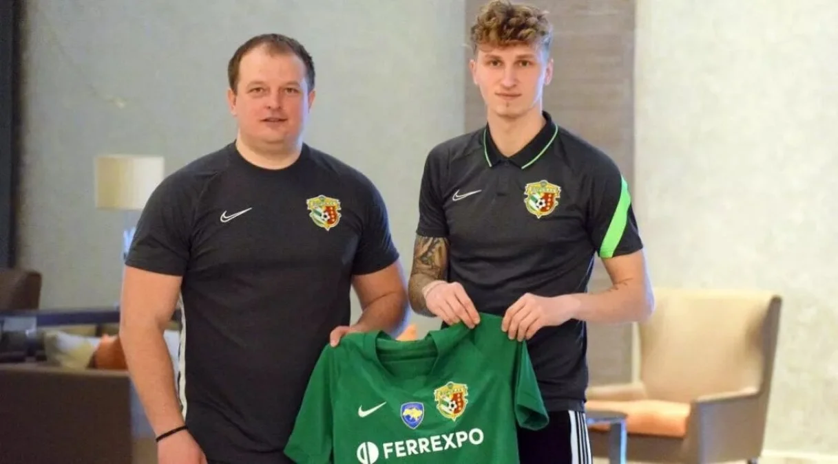 Богдан Ващук с вице-президентом Ворсклы / фото: ФК Ворскла