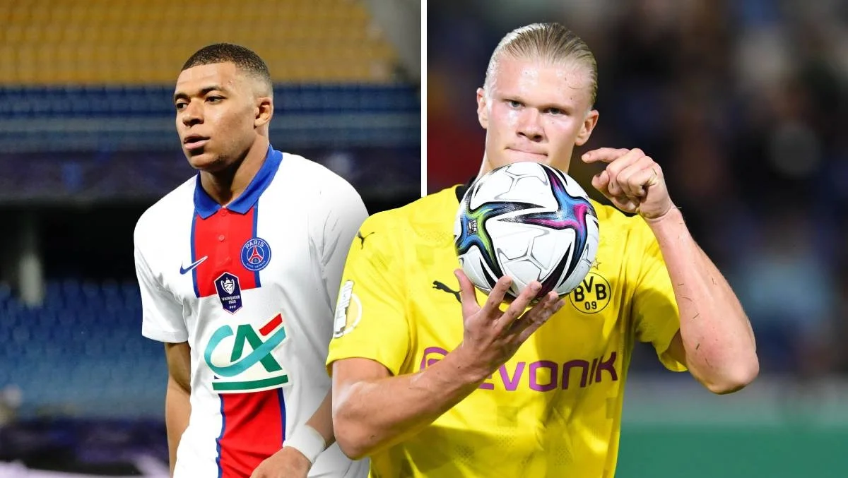 Кіліан Мбаппе й Ерлінг Холанд / Колаж caughtoffside