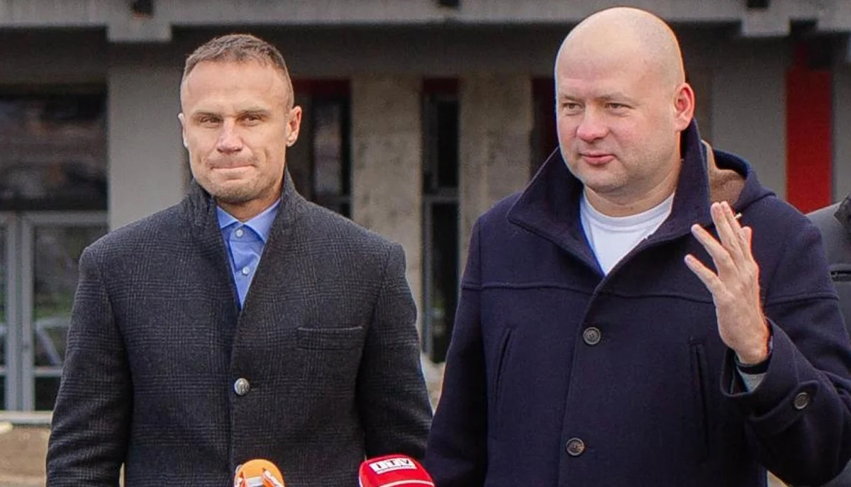 В’ячеслав Шевчук та Іван Надєїн / ФК Верес