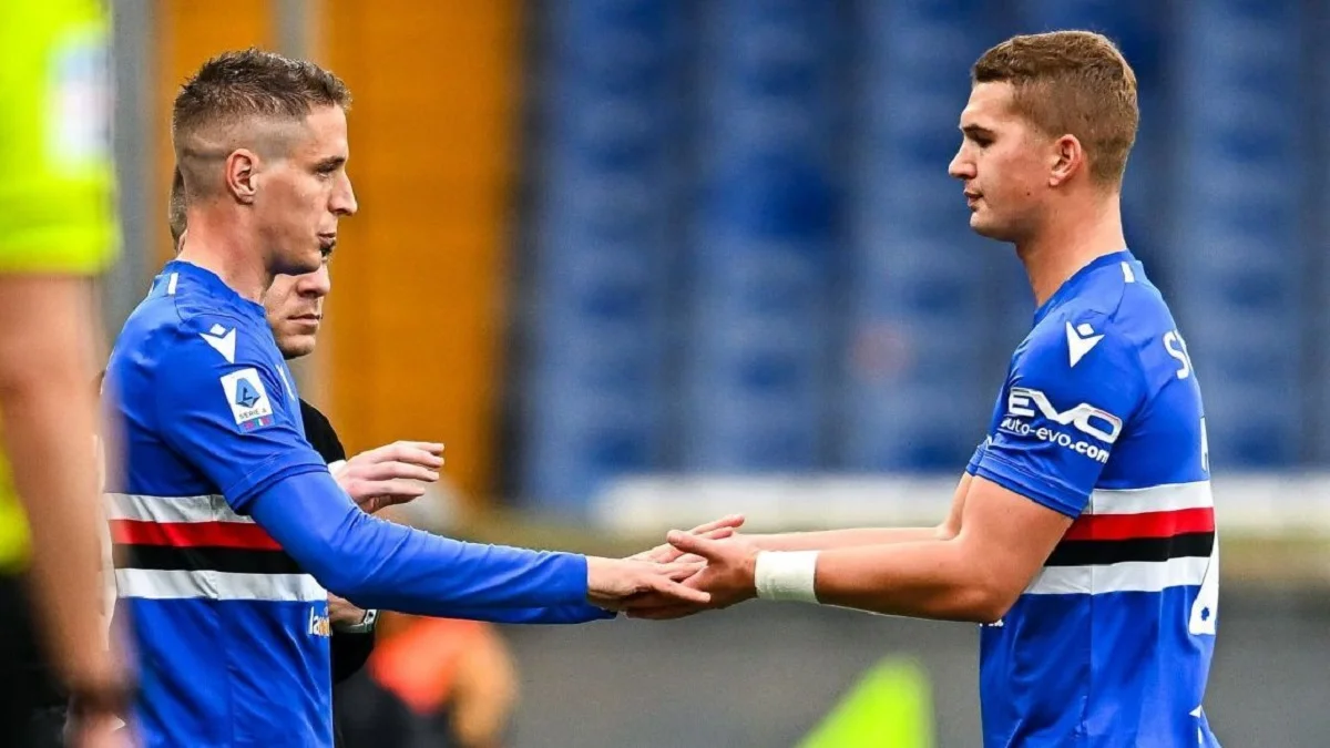 Владислав Супряга (праворуч) / ФК Сампдорія