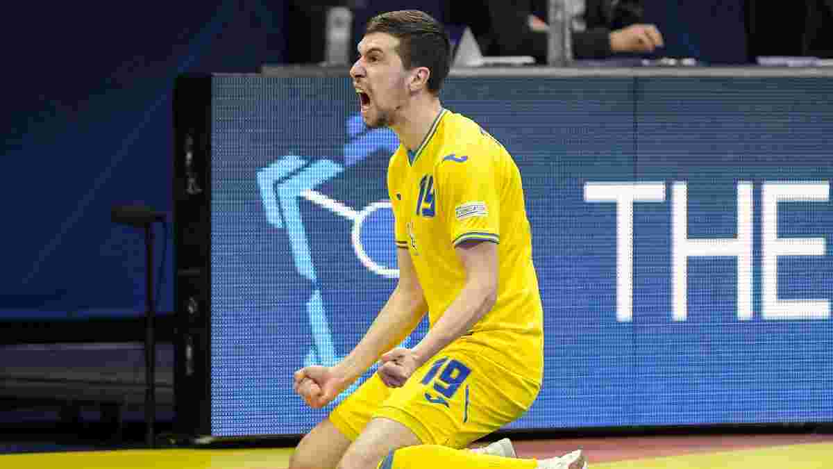 Гол сборной Украины попал в топ-5 лучших на Евро-2022 по футзалу