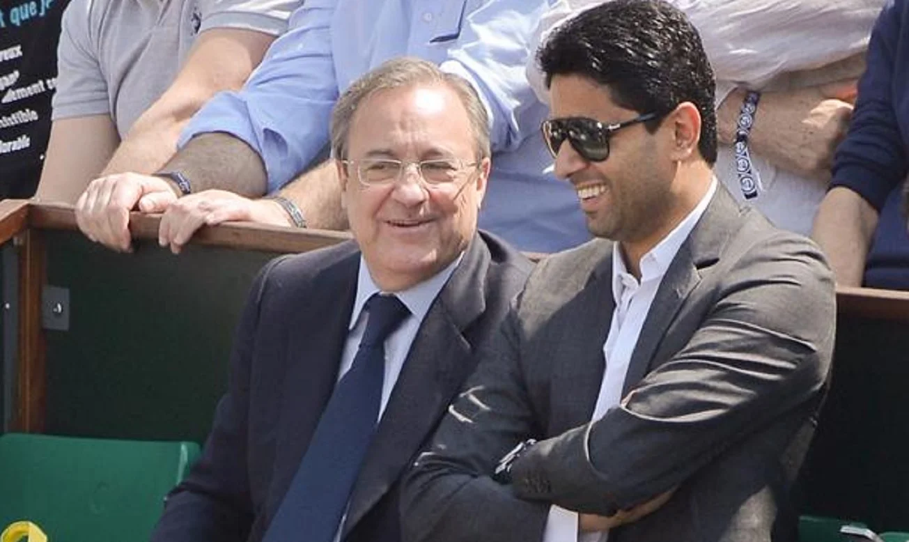 Флорентіно Перес та Нассер Аль-Хелаїфі / Фото ПСЖ