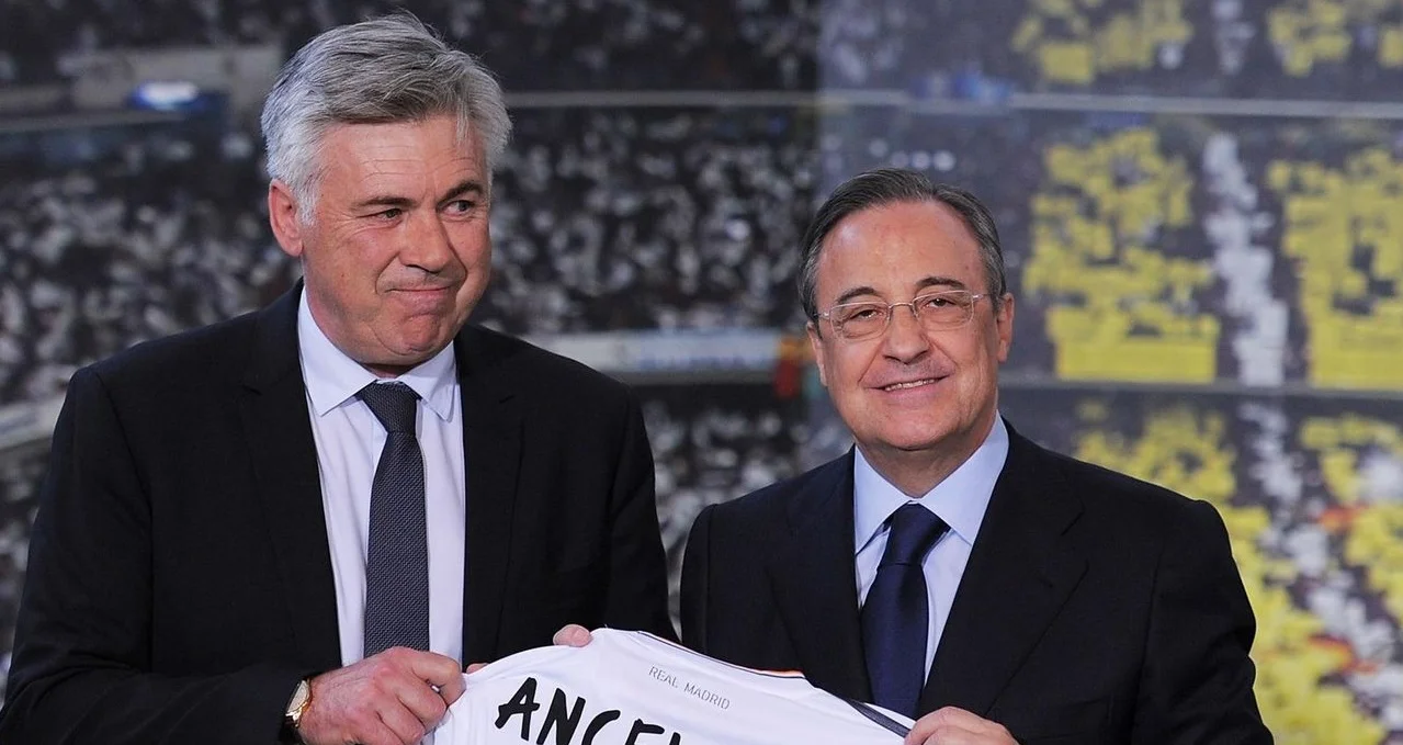 Карло Анчелотті та Флорентіно Перес / Фото Реал