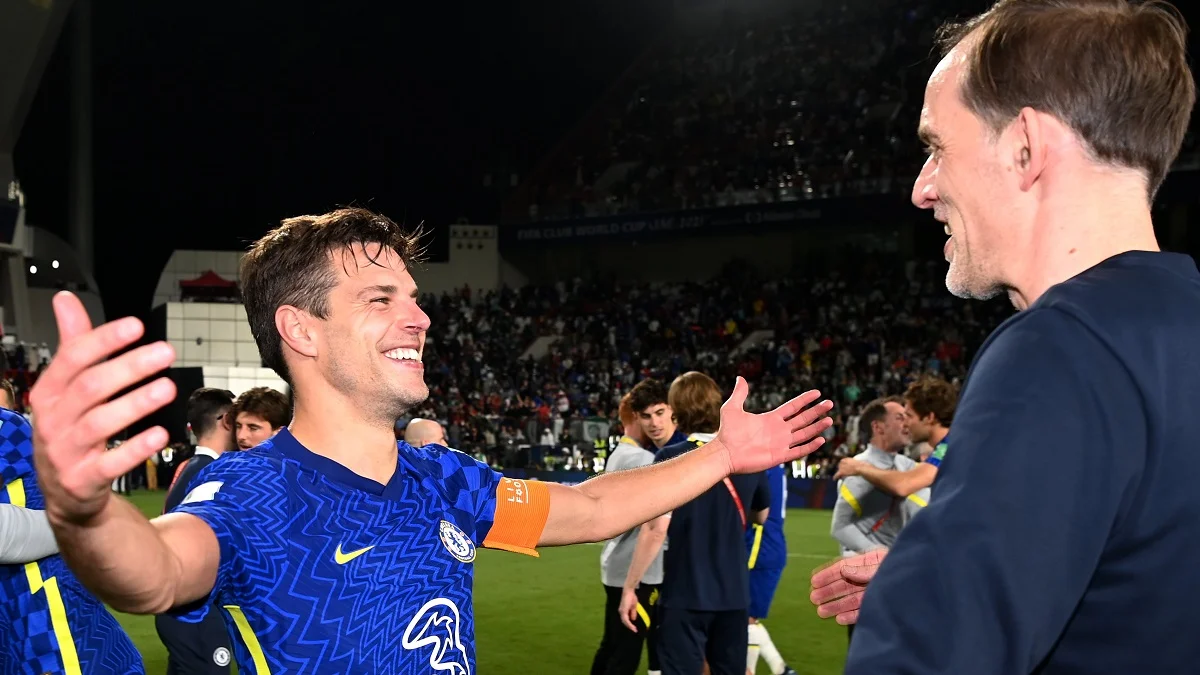 Сесар Аспиликуэта и Томас Тухель / Twitter Челси