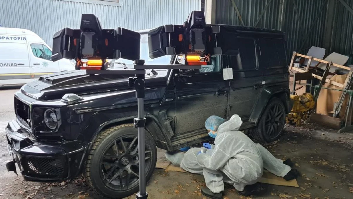 Авто з кортежу Ярославського на експертизі / Сайт Національної поліції