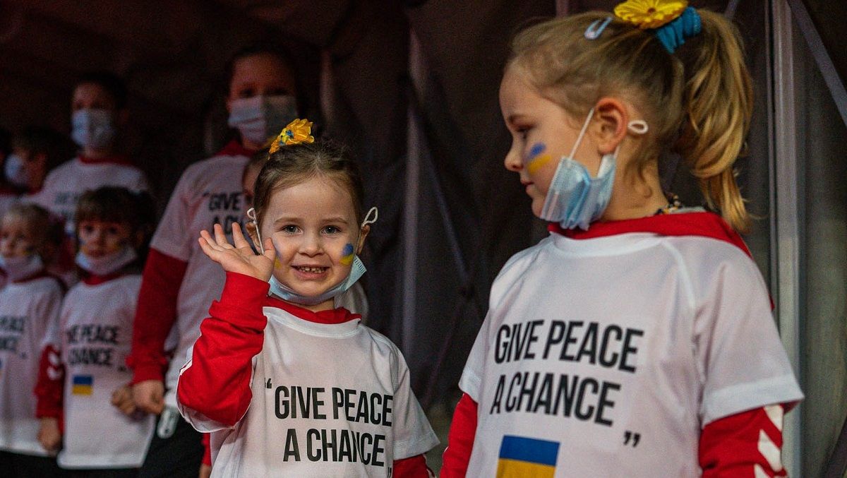 украинские дети / фото: Брага