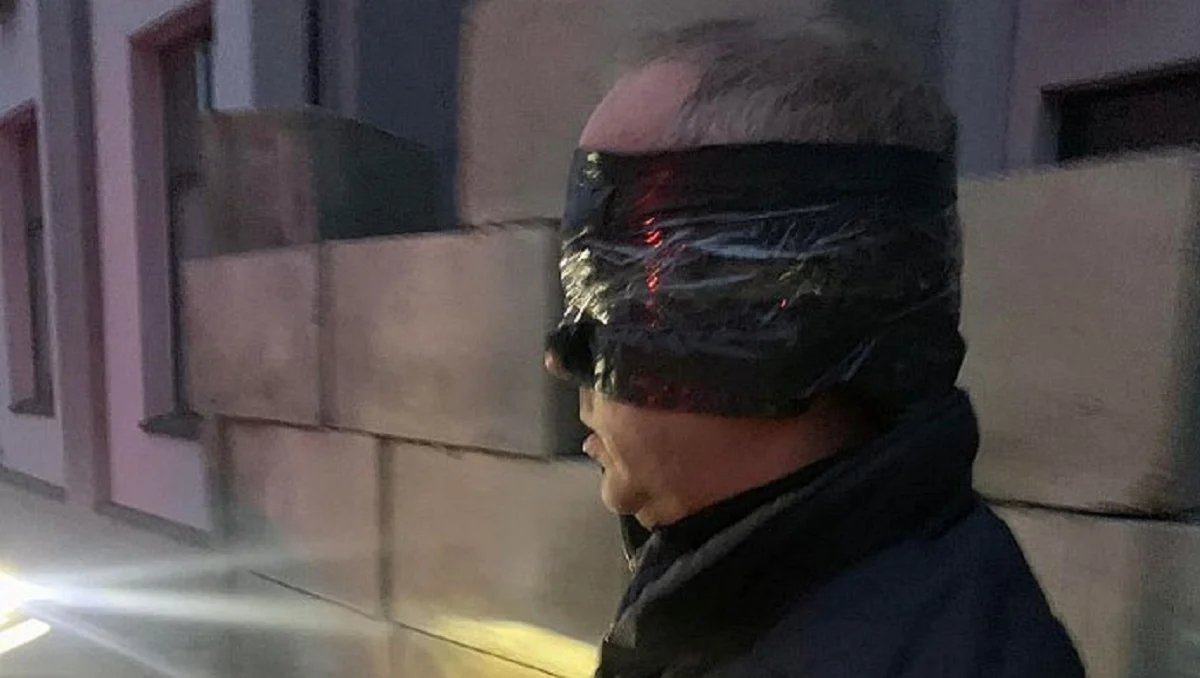 Нестор Шуфрич після затримання / Facebook Юрія Бірюкова