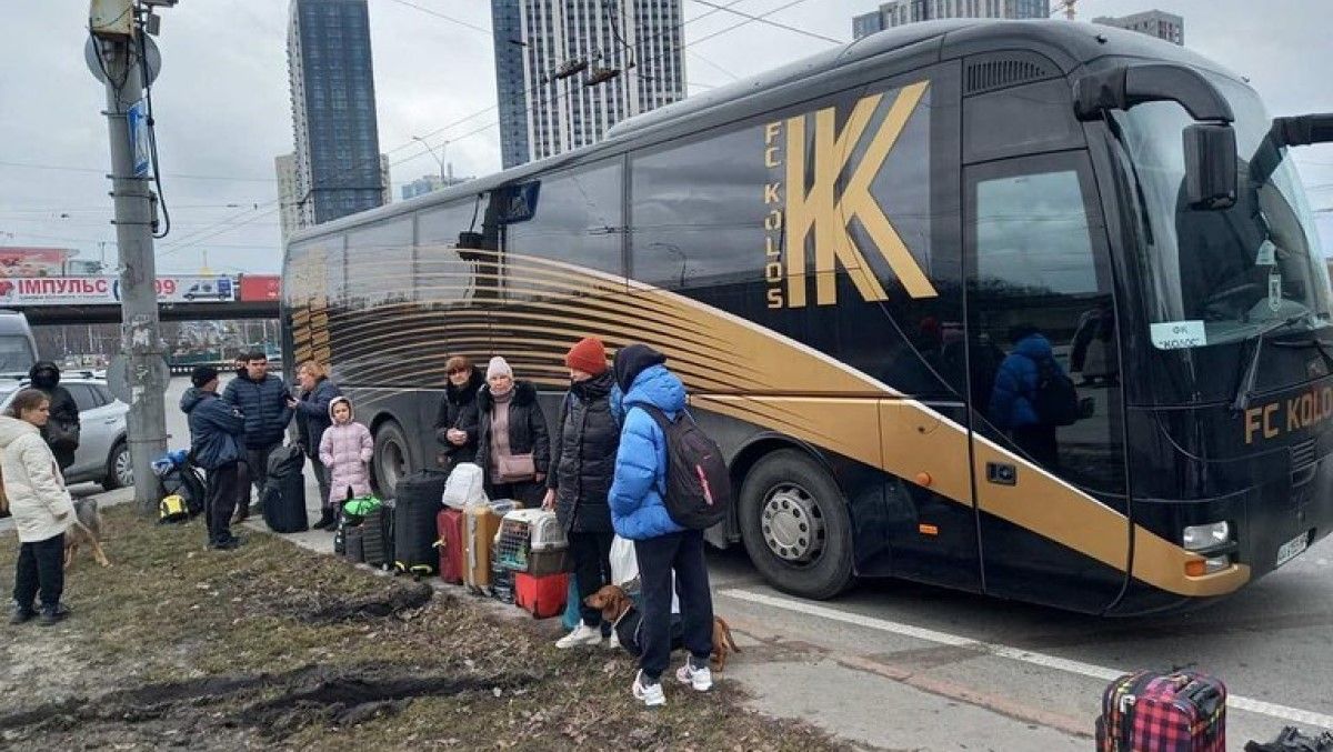 Клубний автобус Колоса / фото: ФК Колос