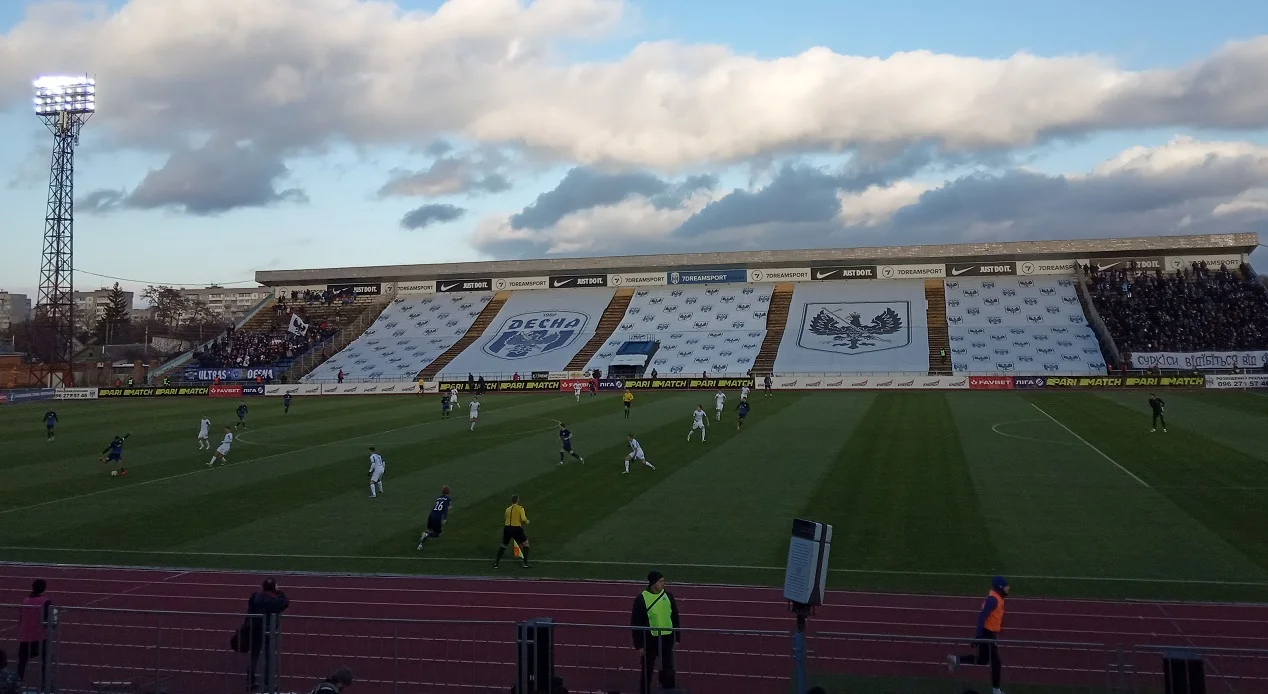 Стадион им. Ю. Гагарина в мирное время / Сайт Десны