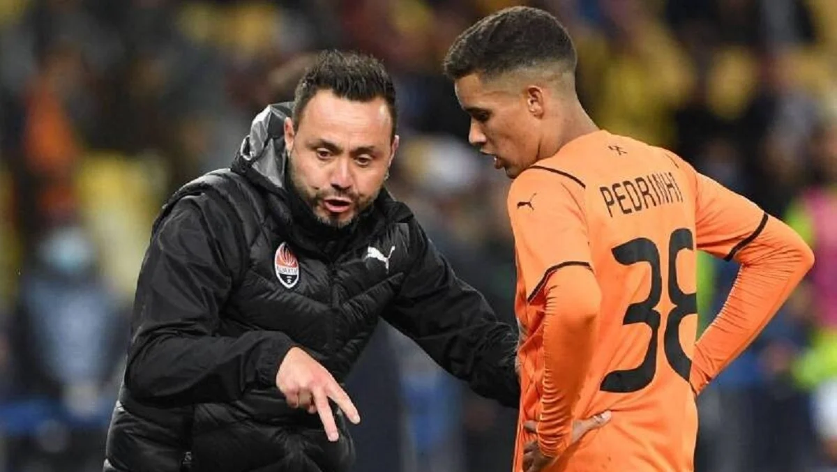 Роберто Де Дзерби и Педриньо / Сайт Шахтера