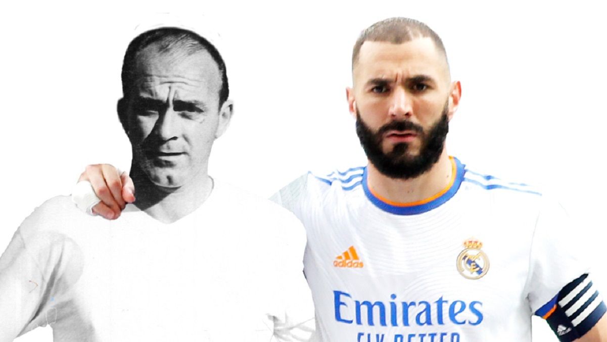 Ди Стефано и Бензема / графика: Marca