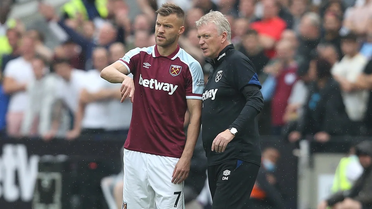 Андрей Ярмоленко и Дэвид Мойес / Getty images