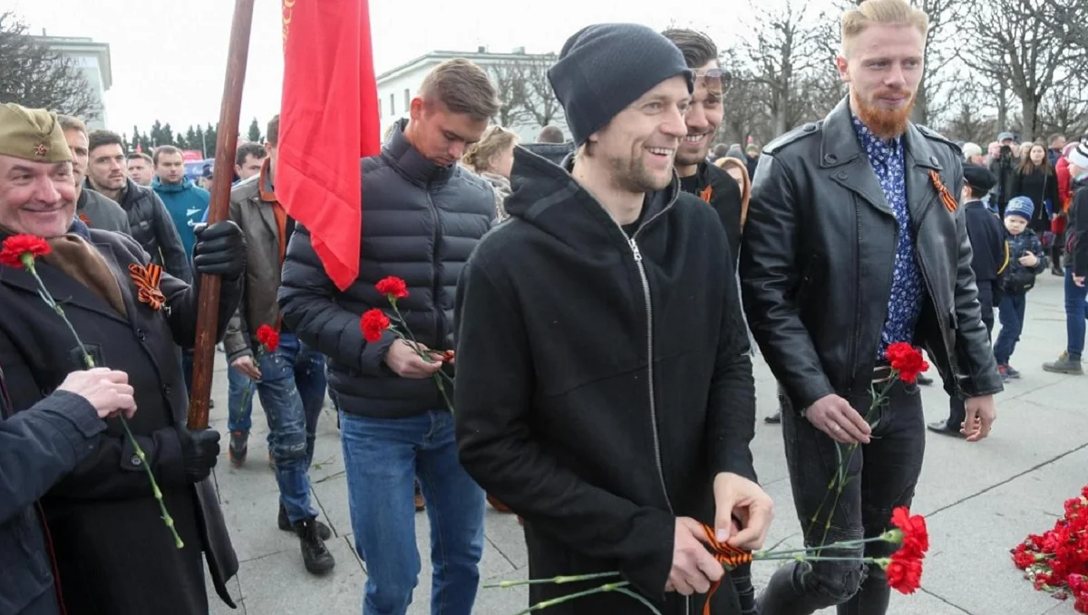 Анатолій Тимощук з георгіївською стрічкою / Фото з відкритих джерел