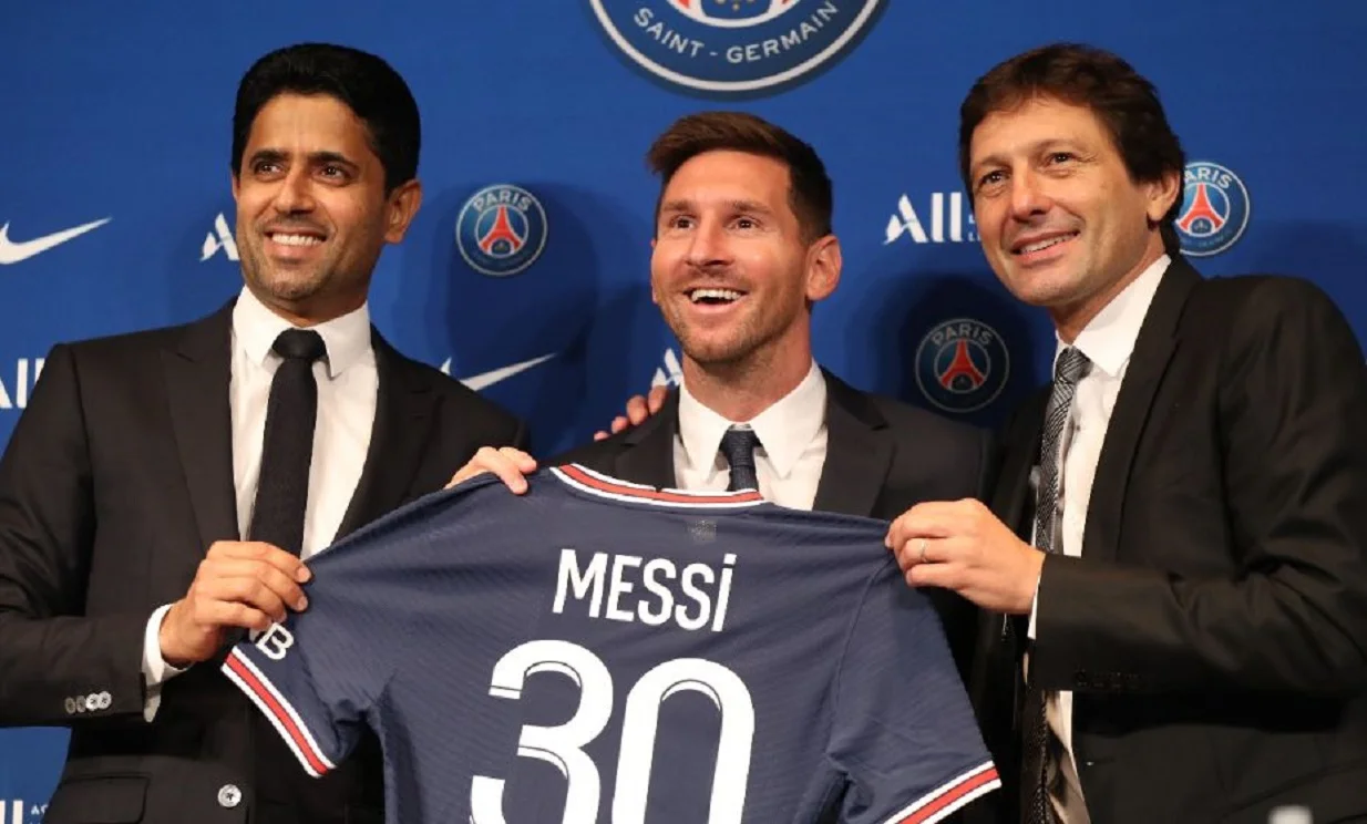 Аль-Хелаифи, Месси и Леонардо / Сайт ПСЖ