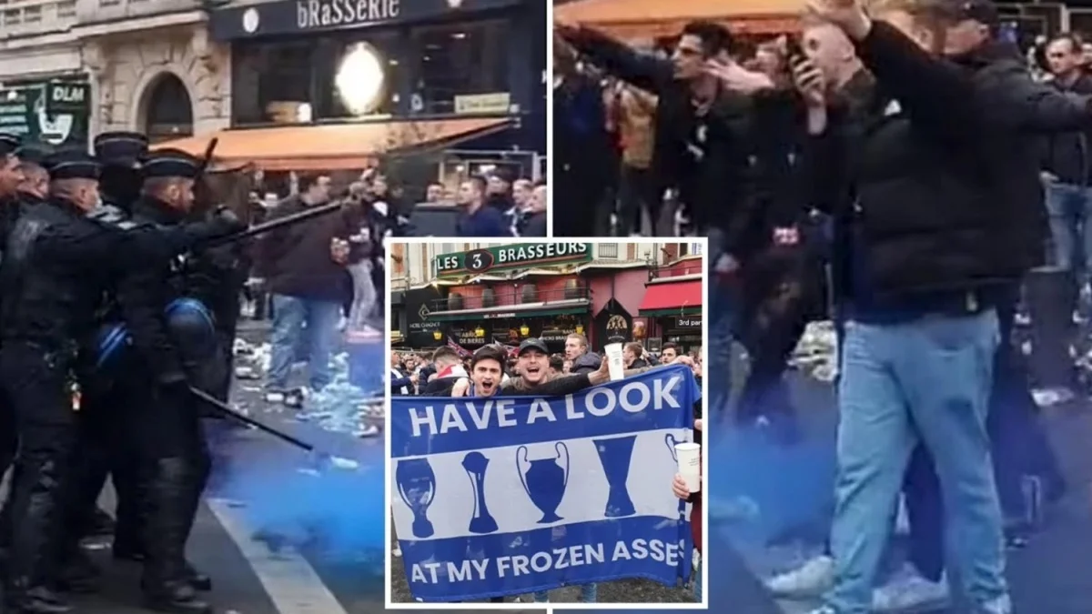 фанати Челсі в Ліллі