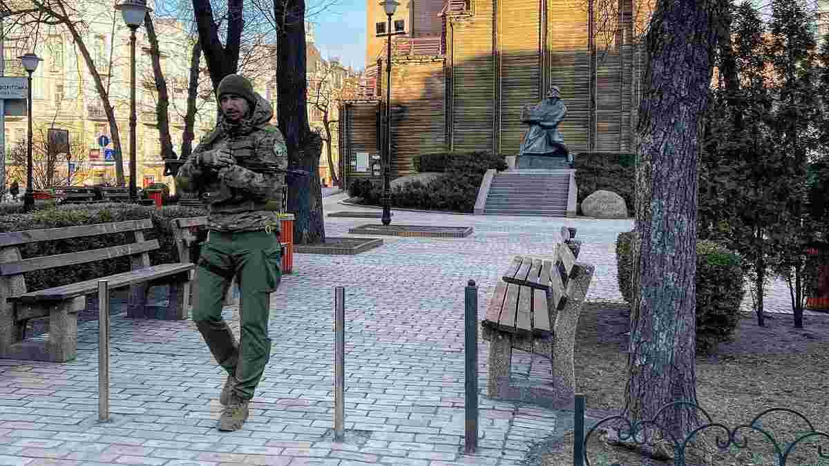 "Москаля еще не видел": Стаховский – о своих буднях в территориальной обороне Киева