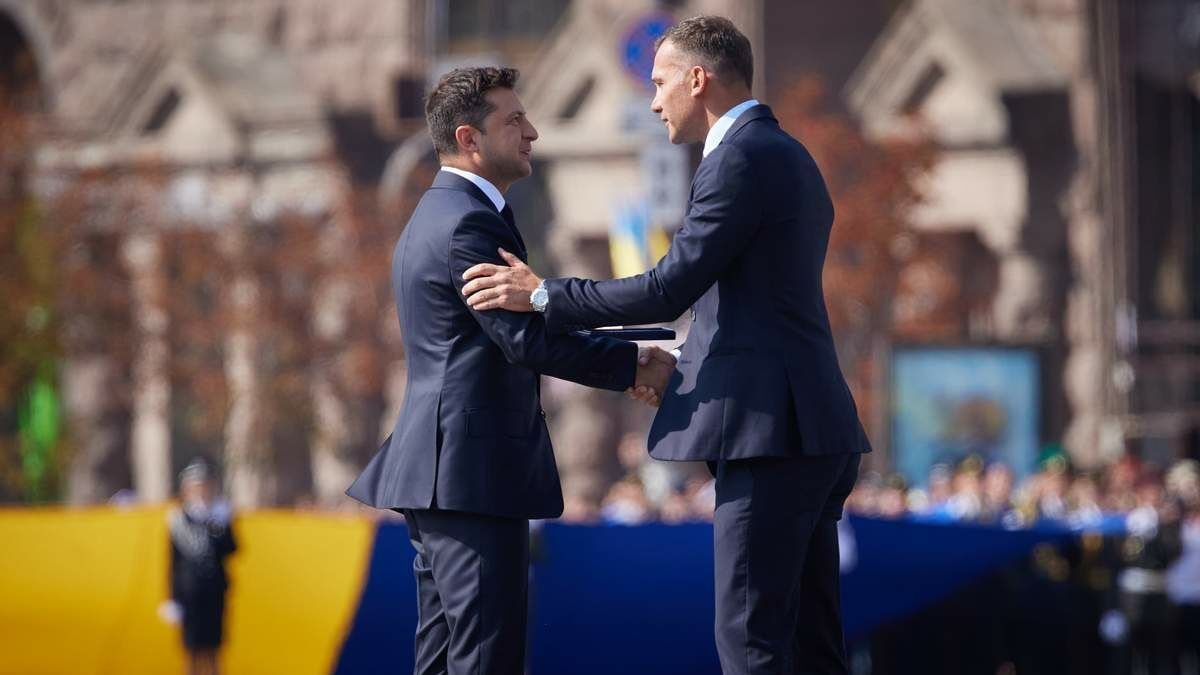 Шевченко та Зеленський / фото із соцмереж