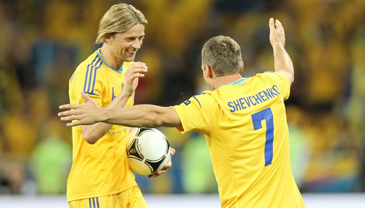 Анатолій Тимощук у збірній України / фото з відкритих джерел