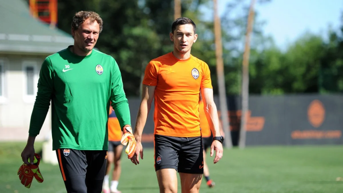 Пятов та Степаненко / фото: ФК Шахтар