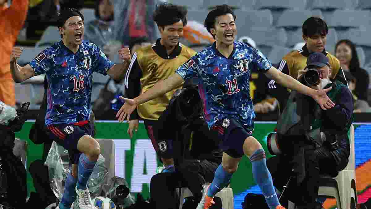 Японія драматично обіграла Австралію і вийшла на ЧС-2022, подарувавши путівку ще одній збірній