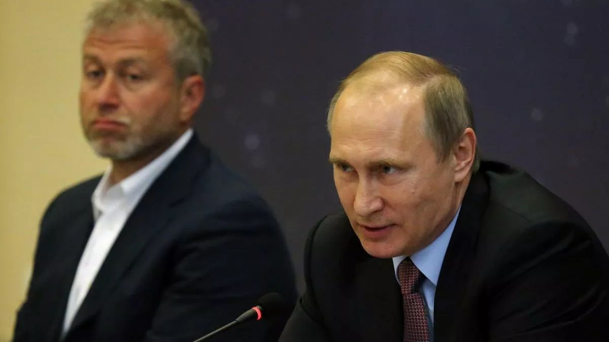 Роман Абрамович и Владимир Путин