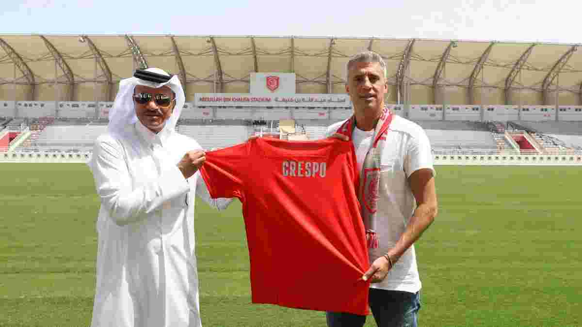Креспо официально стал преемником Каштрау в катарском клубе