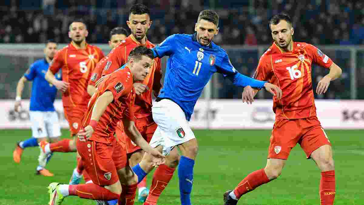 Італія пролітає повз ЧС-2022: відеоогляд сенсаційної поразки від Північної Македонії