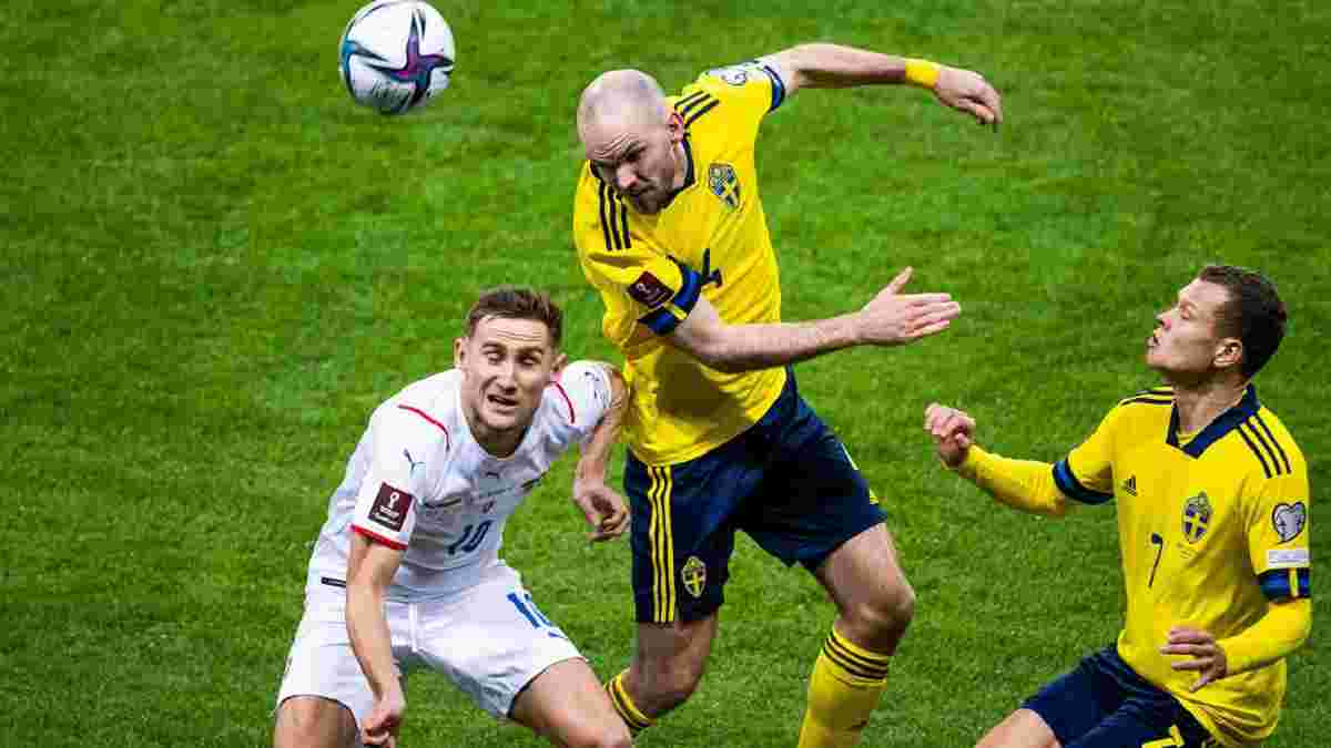 Швеція пробилась у фінал відбору до ЧС-2022, дотиснувши Чехію у другому овертаймі 