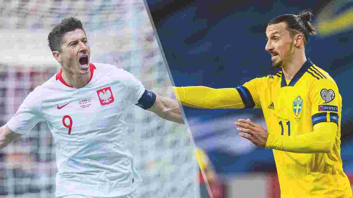 Польща – Швеція: онлайн-трансляція матчу за вихід на ЧС-2022