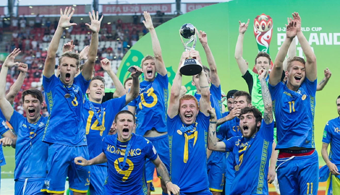 Сборная Украины, ставшая чемпионом мира U-20 / Getty Images