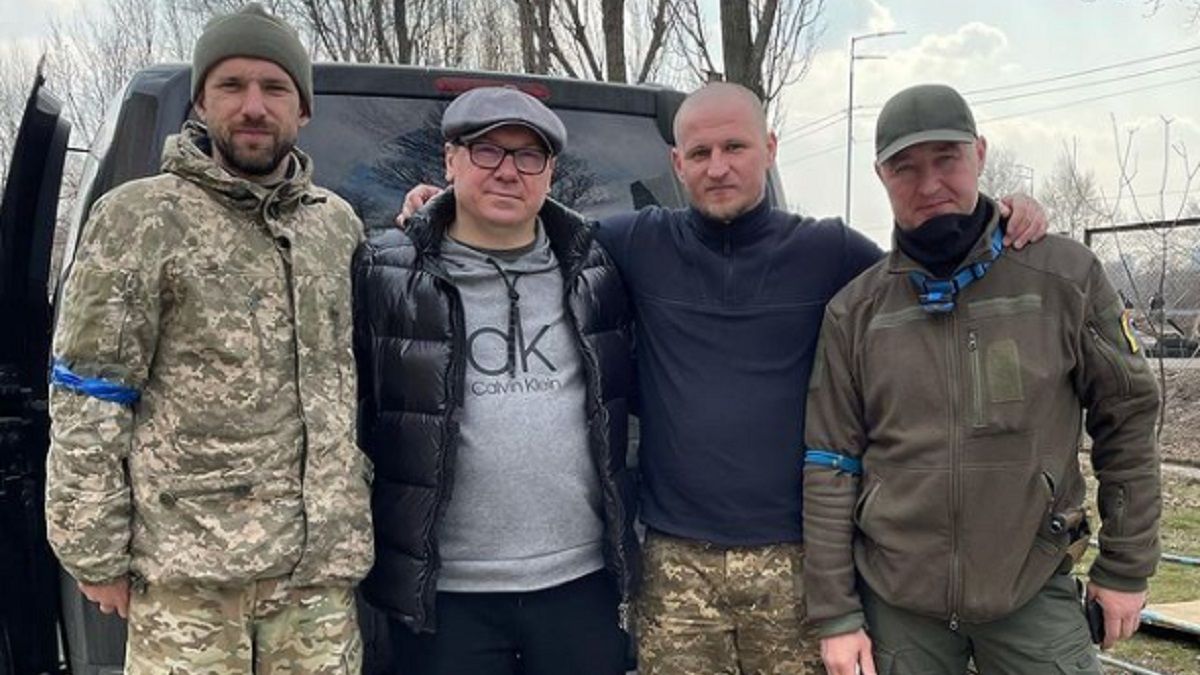 Андрій Богданов (перший зліва) / фото із соцмереж