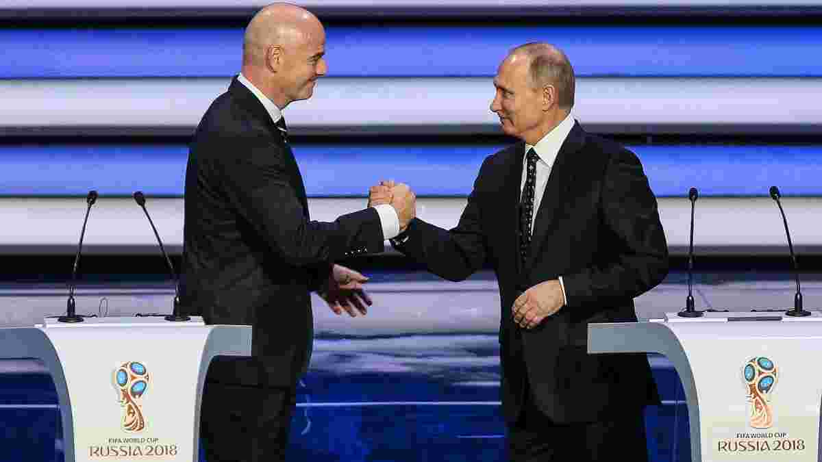Президент ФІФА знову похвалив окупантів за проведення ЧС-2018 – повномасштабна війна в Україні триває понад місяць